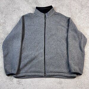 Timberland Fleece Full Zip Jacket Gray Men’s Size XL